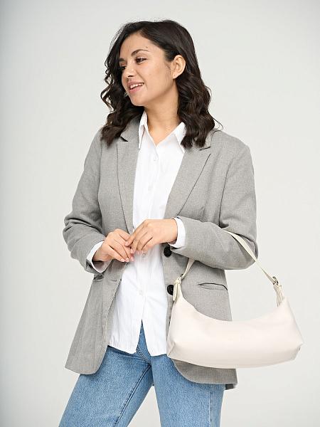 JS-180112-76 слоновая кость сумка женская (кожа) Jane's Story Jane's Story, Артикул: JS-180112-76 фото №1