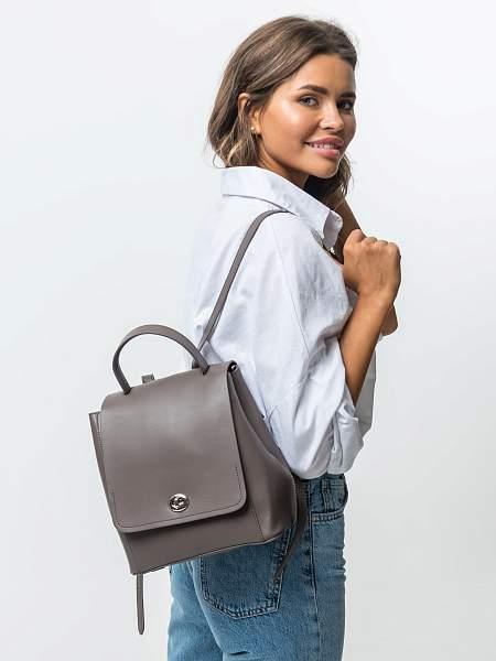 JS-9966-09 коричневый рюкзак женский (кожа) Jane's Story Jane's Story, Артикул: JS-9966-09 фото №1