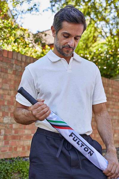 S919-4258 StormshieldStripe (Полоса) Зонт мужской гольфер Fulton Fulton, Артикул: S919-4258 StormshieldStripe фото №1