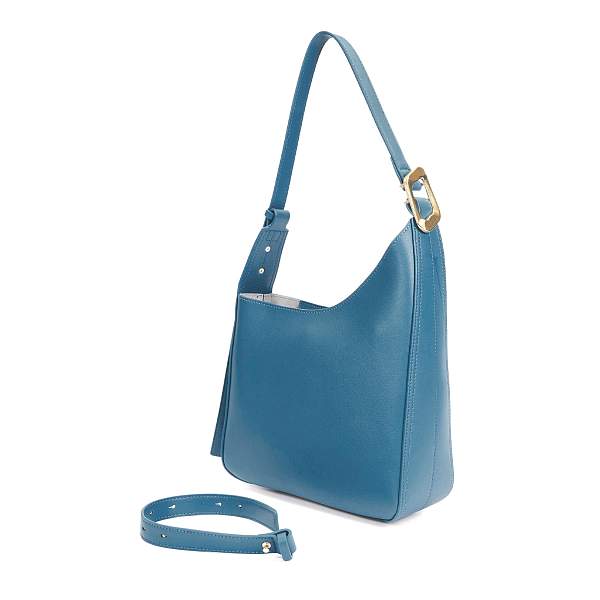 JS-96634-60 синяя сумка женская (кожа) Jane's Story Jane's Story, Артикул: JS-96634-60 фото №1