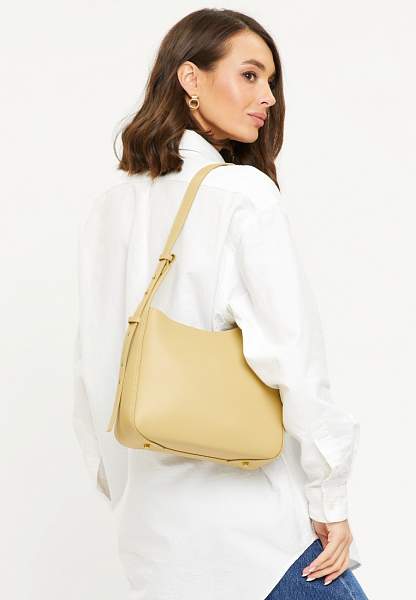 JS-96634-67 желтая сумка женская (кожа) Jane's Story Jane's Story, Артикул: JS-96634-67 фото №1