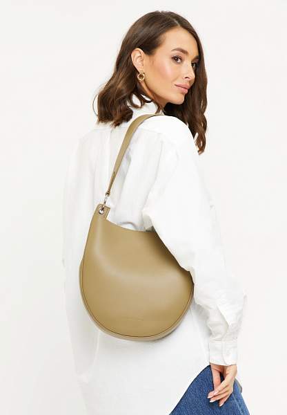 JS-96629-80 хаки сумка женская (кожа) Jane's Story Jane's Story, Артикул: JS-96629-80 фото №1