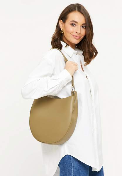 JS-96629-80 хаки сумка женская (кожа) Jane's Story Jane's Story, Артикул: JS-96629-80 фото №1