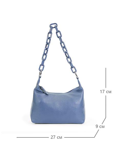 JS-81125-60 синяя сумка женская (кожа) Jane's Story Jane's Story, Артикул: JS-81125-60 фото №1