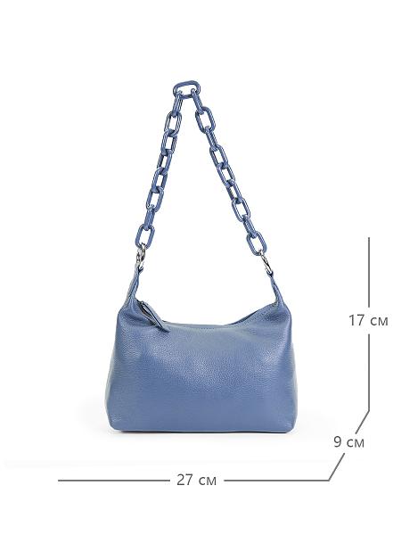 JS-81125-60 синяя сумка женская (кожа) Jane's Story Jane's Story, Артикул: JS-81125-60 фото №1