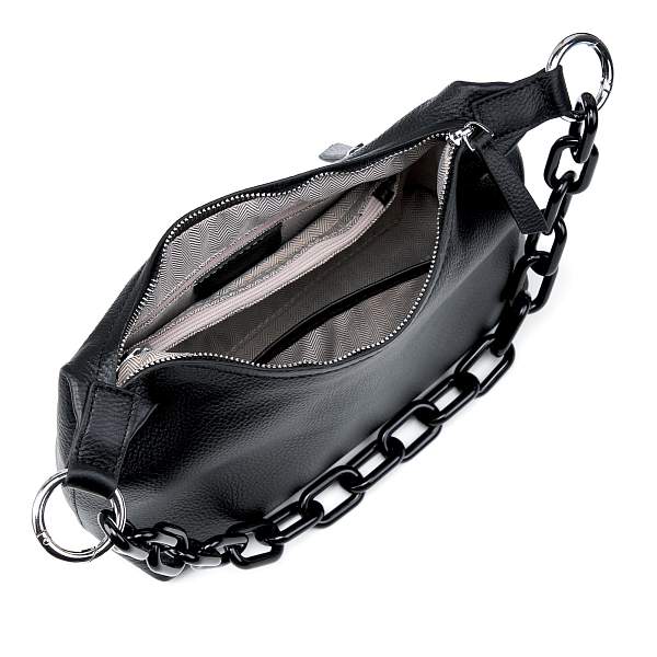 JS-81125-04 черная сумка женская (кожа) Jane's Story Jane's Story, Артикул: JS-81125-04 фото №1