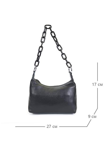 JS-81125-04 черная сумка женская (кожа) Jane's Story Jane's Story, Артикул: JS-81125-04 фото №1