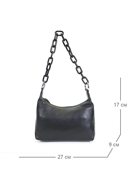 JS-81125-04 черная сумка женская (кожа) Jane's Story Jane's Story, Артикул: JS-81125-04 фото №1
