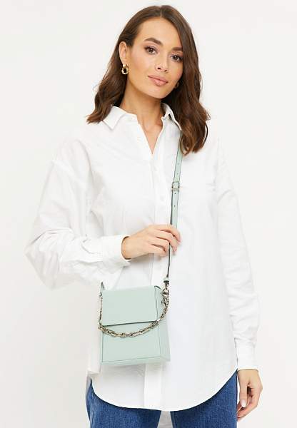 JS-306-71 салатовая сумка женская (кожа) Jane's Story Jane's Story, Артикул: JS-306-71 фото №1