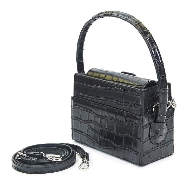 JS-353-04 черная сумка женская (кожа) Jane's Story Jane's Story, Артикул: JS-353-04 фото №1