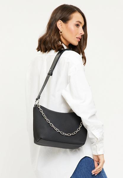 JS-807-04 черная сумка женская (кожа) Jane's Story Jane's Story, Артикул: JS-807-04 фото №1