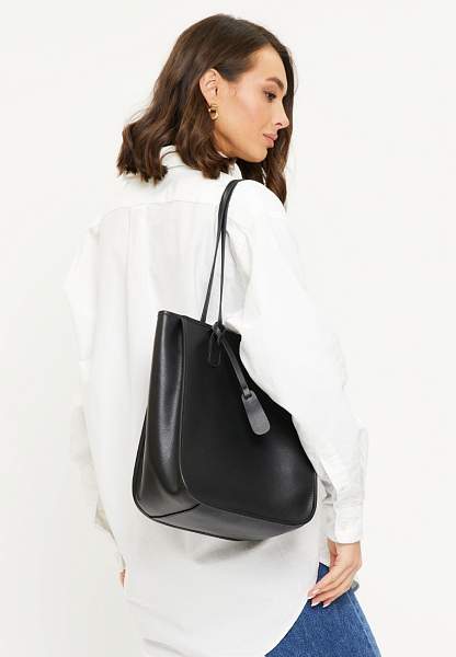 JS-9020-04 черная сумка женская (кожа) Jane's Story Jane's Story, Артикул: JS-9020-04 фото №1