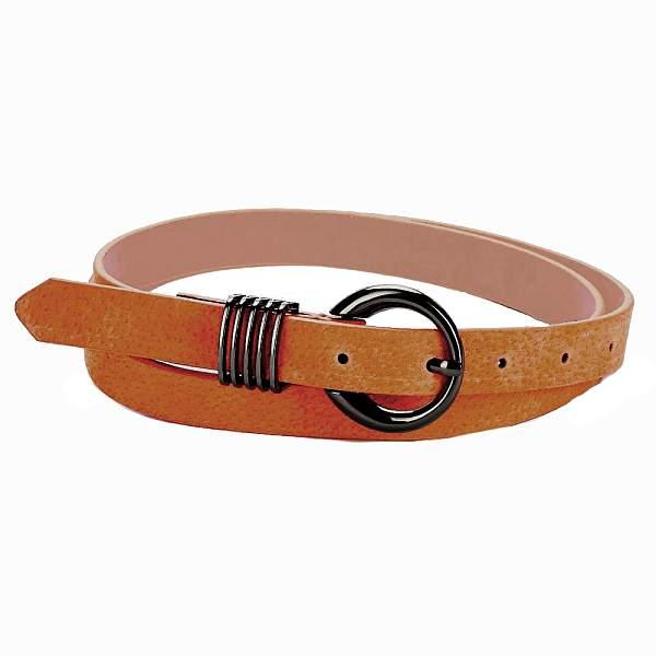 FB-1109-58 оранж ремень (кожа) Fancy's bag Jane's Story, Артикул: FB-1109-58 оранжевый фото №1