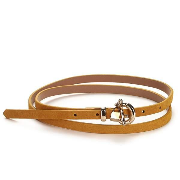 FB-1119-67 жёлтый ремень (кожа) Fancy's bag Jane's Story, Артикул: FB-1119-67 желтый фото №1