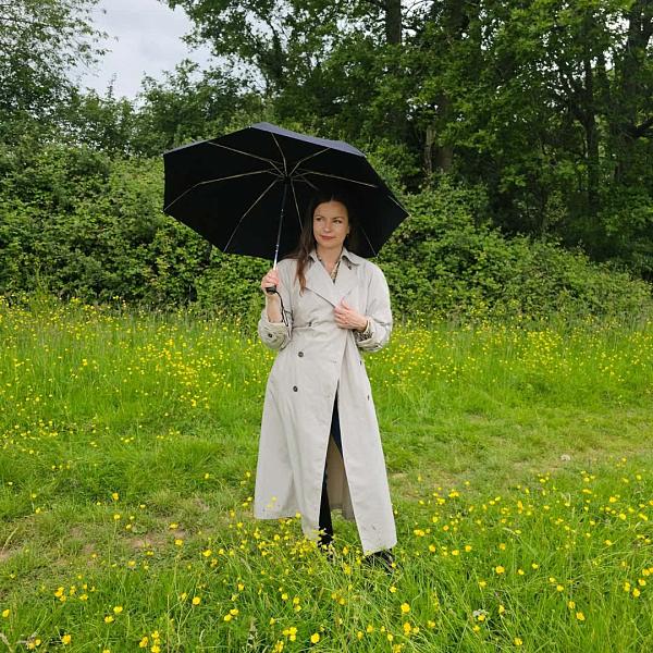 L345-01 Black (Черный) Зонт женский автомат Fulton Fulton, Артикул: L345-01 Black фото №1