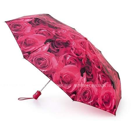 l346-2252 photorosered (красные розы) зонт женский автомат fulton Fulton