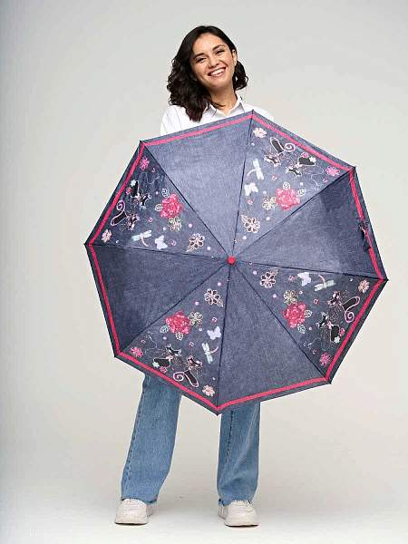 R346-1348 PurdyPrincess (Кошки) Зонт женский автомат Fulton Fulton, Артикул: R346-1348 PurdyPrincess фото №1