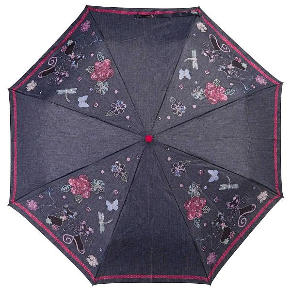 R346-1348 PurdyPrincess (Кошки) Зонт женский автомат Fulton Fulton, Артикул: R346-1348 PurdyPrincess фото №1