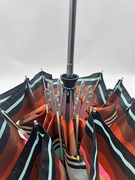 R346-1416 RodeoStripe (Разноцветная полоска) Зонт женский автомат Fulton Fulton, Артикул: R346-1416 RodeoStripe фото №1