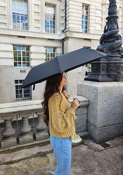 L449-01 Black (Черный) Зонт женский механика Fulton Fulton, Артикул: L449-01 Black фото №1