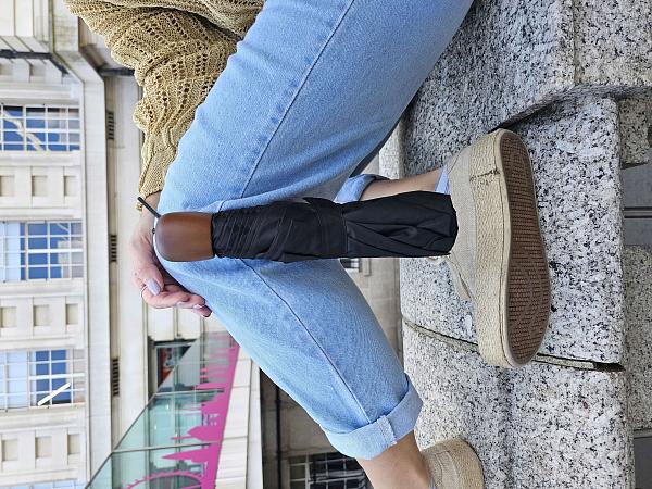 L449-01 Black (Черный) Зонт женский механика Fulton Fulton, Артикул: L449-01 Black фото №1