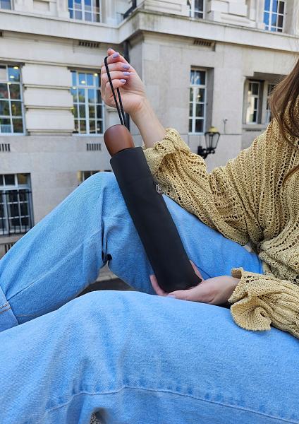 L449-01 Black (Черный) Зонт женский механика Fulton Fulton, Артикул: L449-01 Black фото №1