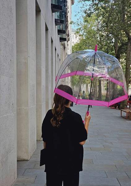 L041-022 Pink (Розовый) Зонт женский трость Fulton Fulton, Артикул: L041-022 Pink фото №1