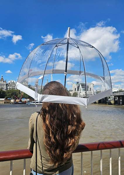 L041-02 White (Белый) Зонт женский трость Fulton Fulton, Артикул: L041-02 White фото №1