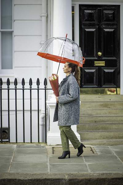 L041-025 Red (Красный) Зонт женский трость Fulton Fulton, Артикул: L041-025 Red фото №1