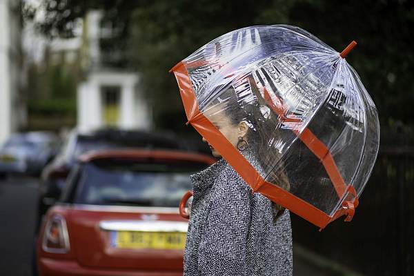 L041-025 Red (Красный) Зонт женский трость Fulton Fulton, Артикул: L041-025 Red фото №1