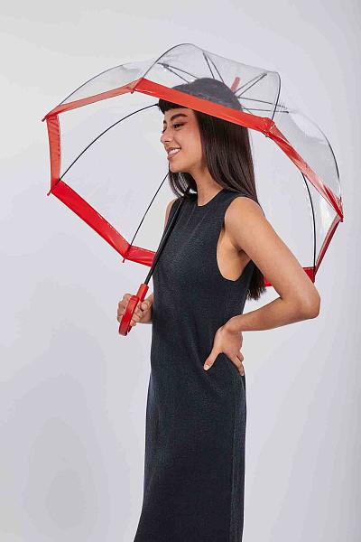 L041-025 Red (Красный) Зонт женский трость Fulton Fulton, Артикул: L041-025 Red фото №1