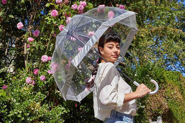 L041-03 Silver (Серебряный) Зонт женский трость Fulton Fulton, Артикул: L041-03 Silver фото №1