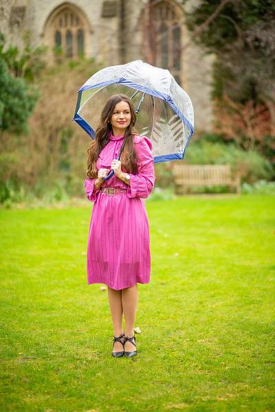 L041-033 Navy (Синий) Зонт женский трость Fulton Fulton, Артикул: L041-033 Navy фото №1