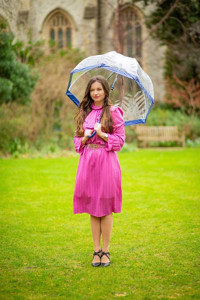 L041-033 Navy (Синий) Зонт женский трость Fulton Fulton, Артикул: L041-033 Navy фото №1