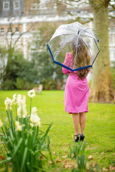 L041-033 Navy (Синий) Зонт женский трость Fulton Fulton, Артикул: L041-033 Navy фото №1