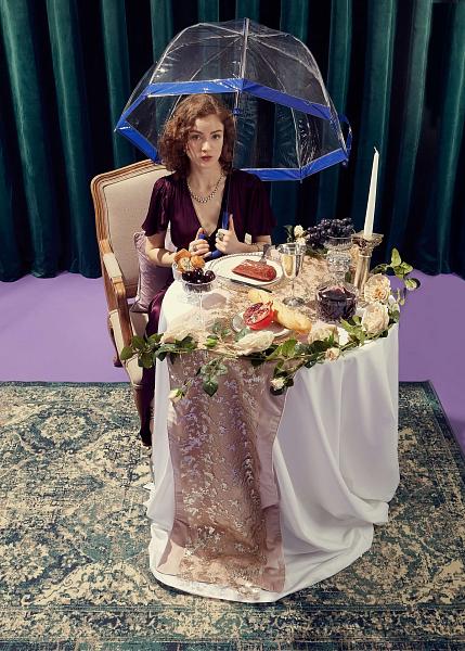 L041-033 Navy (Синий) Зонт женский трость Fulton Fulton, Артикул: L041-033 Navy фото №1