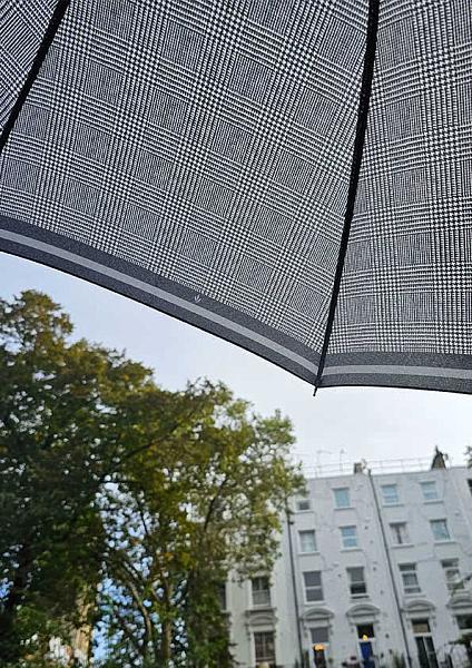 L065-2244 PowStripe (Гусиная лапка) Зонт женский трость автомат Fulton Fulton, Артикул: L065-2244 PowStripe фото №1