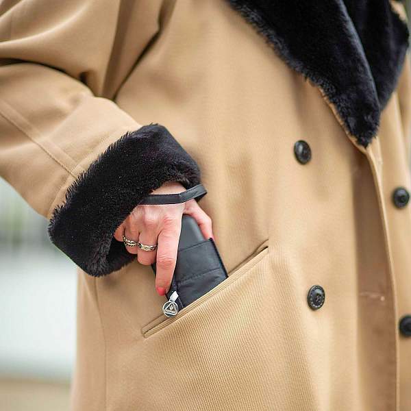 L500-01 Black (Черный) Зонт женский механика Fulton Fulton, Артикул: L500-01 Black фото №1