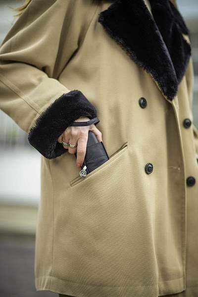 L500-01 Black (Черный) Зонт женский механика Fulton Fulton, Артикул: L500-01 Black фото №1