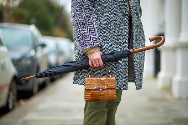 L776-01 Black (Черный) Зонт женский трость Fulton Fulton, Артикул: L776-01 Black фото №1