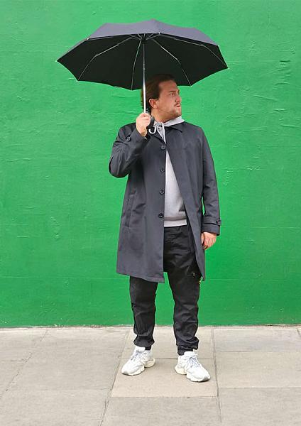 G820-01 Black (Черный) Зонт мужской автомат Fulton Fulton, Артикул: G820-01 Black фото №1