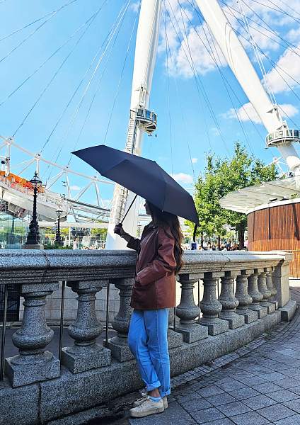 G323-01 Black (Черный) Зонт мужской автомат Fulton Fulton, Артикул: G323-01 Black фото №1