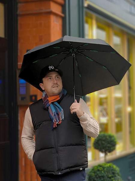 G839-01 Black (Черный) Зонт мужской механика Fulton Fulton, Артикул: G839-01 Black фото №1