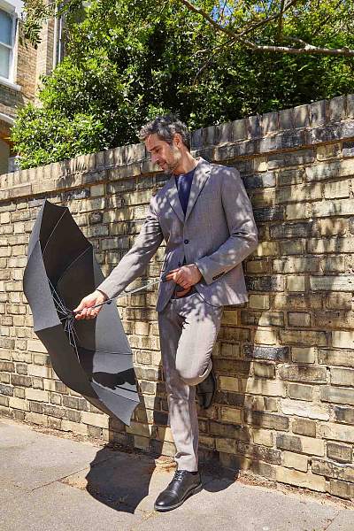 G512-01 Black (Черный) Зонт мужской полуавтомат Fulton Fulton, Артикул: G512-01 Black фото №1