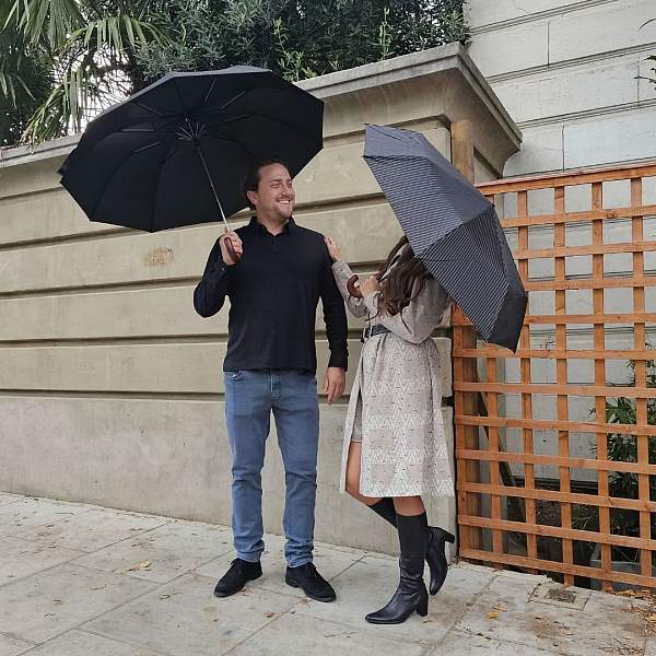 G512-01 Black (Черный) Зонт мужской полуавтомат Fulton Fulton, Артикул: G512-01 Black фото №1