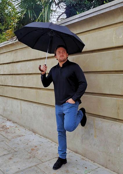 G512-01 Black (Черный) Зонт мужской полуавтомат Fulton Fulton, Артикул: G512-01 Black фото №1