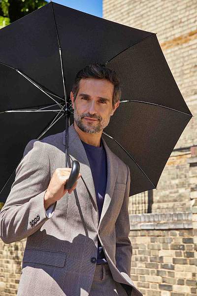 G518-01 Black (Черный) Зонт мужской полуавтомат Fulton Fulton, Артикул: G518-01 Black фото №1