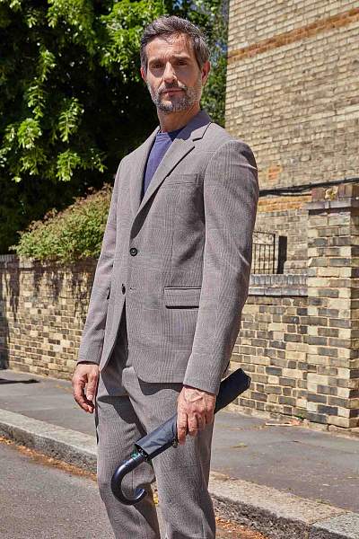 G518-01 Black (Черный) Зонт мужской полуавтомат Fulton Fulton, Артикул: G518-01 Black фото №1