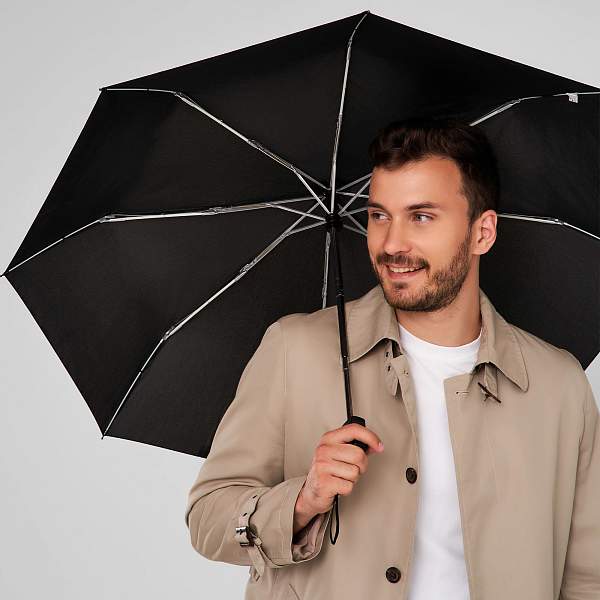 G819-01 Black (Черный) Зонт мужской автомат Fulton Fulton, Артикул: G819-01 Black фото №1