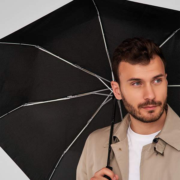 G819-01 Black (Черный) Зонт мужской автомат Fulton Fulton, Артикул: G819-01 Black фото №1